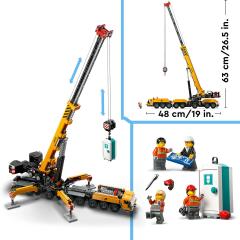 LEGO City - Macara mobila galbena de constructii (60409)