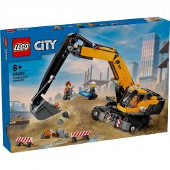 LEGO City - Excavator galben de constructii (60420)