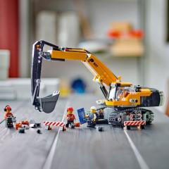 LEGO City - Excavator galben de constructii (60420)