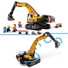 LEGO City - Excavator galben de constructii (60420)