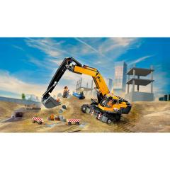 LEGO City - Excavator galben de constructii (60420)