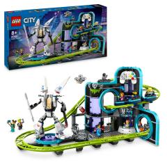 LEGO City - Parc cu roller-coaster - Lumea robotilor (60421)