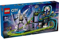 LEGO City - Parc cu roller-coaster - Lumea robotilor (60421)