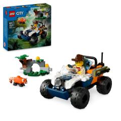 LEGO City - Exploratorul junglei pe ATV in cautarea unui panda rosu (60424)