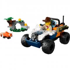 LEGO City - Exploratorul junglei pe ATV in cautarea unui panda rosu (60424)