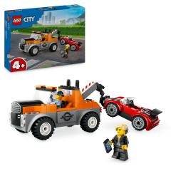 LEGO City - Camioneta de tractare si masina sport (60435)