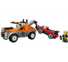 LEGO City - Camioneta de tractare si masina sport (60435)