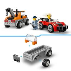 LEGO City - Camioneta de tractare si masina sport (60435)