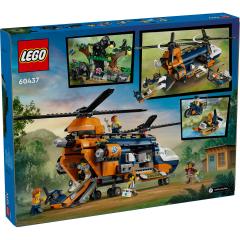 LEGO City - Elicopterul unui explorator al junglei la tabara de baza (60437)