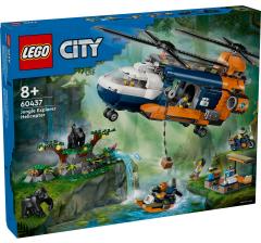 LEGO City - Elicopterul unui explorator al junglei la tabara de baza (60437)