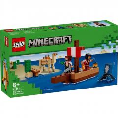 LEGO Minecraft - Calatorie pe corabia de pirati (21259)