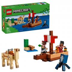 LEGO Minecraft - Calatorie pe corabia de pirati (21259)