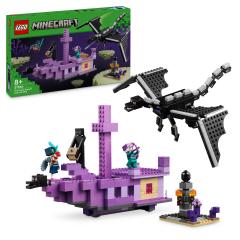 LEGO Minecraft - Dragon Ender si corabia din End (21264)