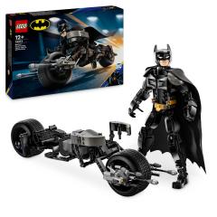 LEGO Batman - Figurina de constructie Batman si motocicleta Bat-Pod (76273)