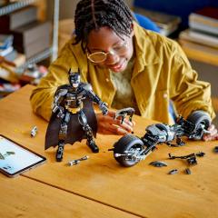 LEGO Batman - Figurina de constructie Batman si motocicleta Bat-Pod (76273)