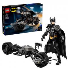 LEGO Batman - Figurina de constructie Batman si motocicleta Bat-Pod (76273)