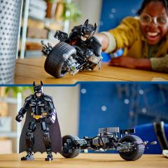 LEGO Batman - Figurina de constructie Batman si motocicleta Bat-Pod (76273)