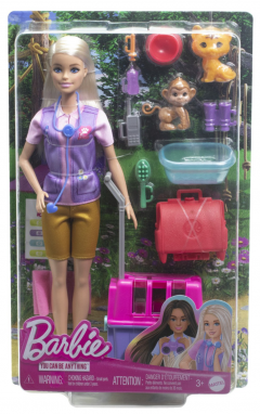 Set papusa si animale - You Can Be Anything - Barbie 