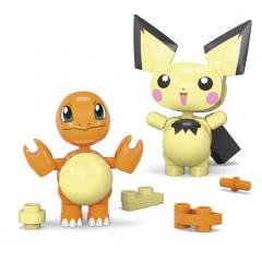 Set 2 figurine - Pokemon - Charmander + Picachu