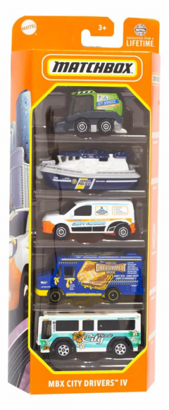 Set 5 masini - Matchbox - City Drivers IV