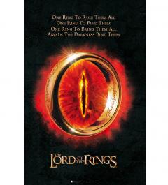 Poster - Lord Of The Rings - The One Ring, Poster Maxi 61x91.5cm