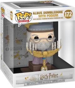 Figurina - Pop! Deluxe Harry Potter: Albus Dumbledore (with Podium)