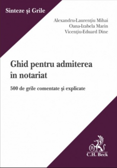 Coperta cărții Ghid pentru admiterea in notariat
