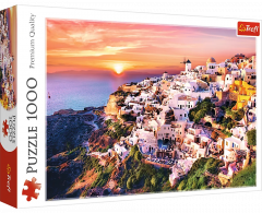 Puzzle 1000 piese - Sunset Over Santorini