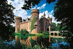 Puzzle 1500 piese - Moyland Castle, North Rhine-Westphalia, Germany