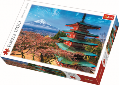 Puzzle 1500 piese - Muntele Fuji