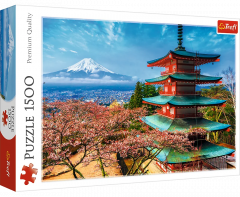 Puzzle 1500 piese - Muntele Fuji