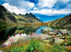 Puzzle 3000 piese - Lac in Muntii Tatra - Slovacia