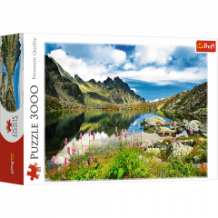 Puzzle 3000 piese - Lac in Muntii Tatra - Slovacia