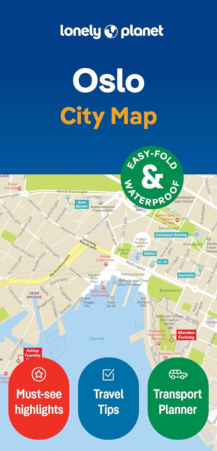 Oslo City Map - Lonely Planet