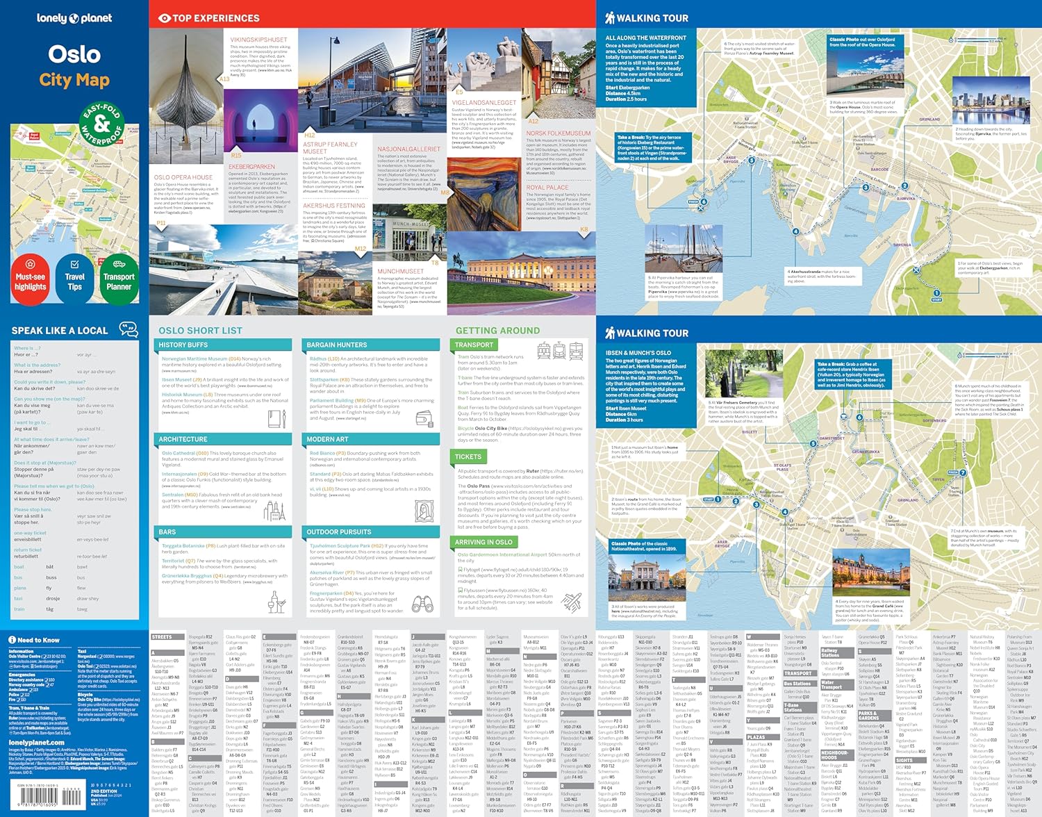 Oslo City Map - Lonely Planet