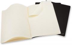 Set 3 caiete - Moleskine Cahier - Extra Large, Ruled - Black