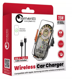 Suport Auto cu incarcare Wireless, 15W