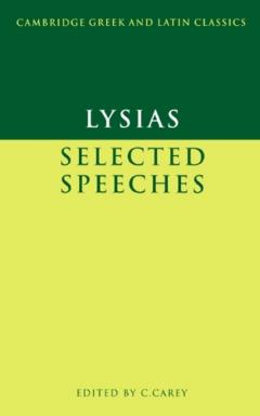 Coperta cărții Lysias: Selected Speeches