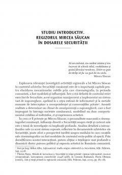 „Modernistul” Mircea Saucan in dosarele Securitatii