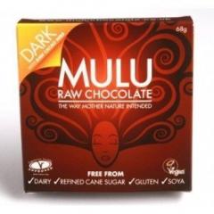 Ciocolata cruda neagra cu boabe de cacao sfaramate Mulu Raw