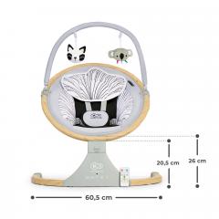 Leagan Electric 2 In 1 Kinderkraft - Lumi, Grey