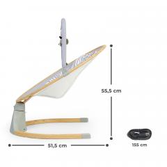 Leagan Electric 2 In 1 Kinderkraft - Lumi, Grey