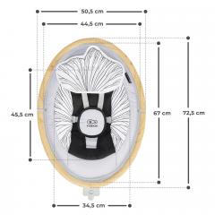 Leagan Electric 2 In 1 Kinderkraft - Lumi, Grey