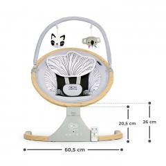 Leagan Electric 2 In 1 Kinderkraft - Lumi, Grey