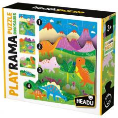 Puzzle 16 piese - Dinos