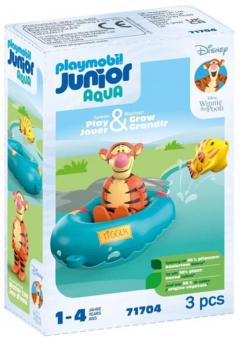 Set interactiv - Junior Disney - Winnie the Pooh - Plimbare cu barca gonflabila a lui Tigger