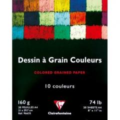 Bloc desen A4 cu hartie granulata