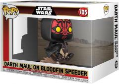 Figurina - Pop! Star Wars: Darth Maul on Bloodfin Speeder