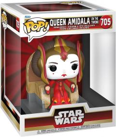 Figurina - Pop! Deluxe Star Wars: Queen Amidala on the Throne