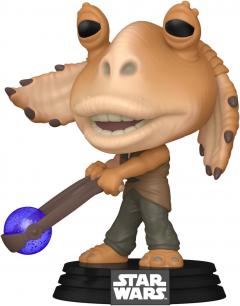 Figurina - Pop! Star Wars: Jar Jar Binks (with Booma Balls)